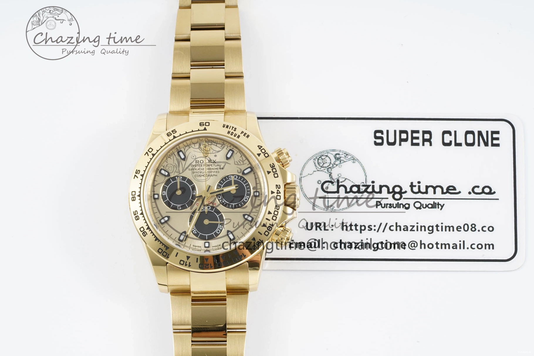 YG 116508 Best Dial YG on Edition Bracelet V2 Clean 1:1 Daytona SA4130 0405